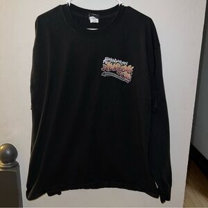 Harley-Davidson‎ Black Long Sleeve Shirt New York City New School Graffiti XL
